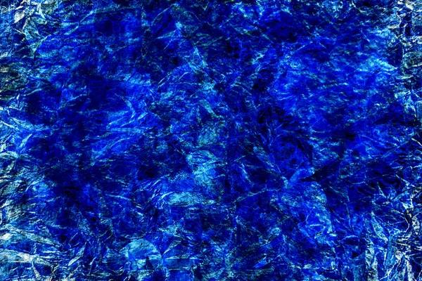 Donkerblauwe kleur grunge textuur ontwerp abstracte achtergrond — Stockfoto