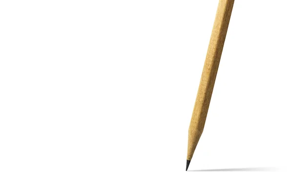 하얀 배경의 연필 — 스톡 사진