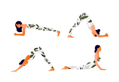 Yoga aşağı ve yukarı köpek sağlığına bakıyor. 