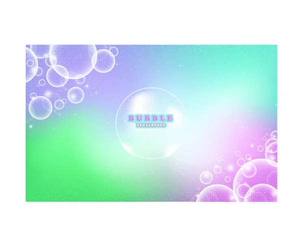 Abstrakt Bubbla Bakgrund Med Colorfu Bakgrund Glitter Ljus Bubbla Och — Stock vektor