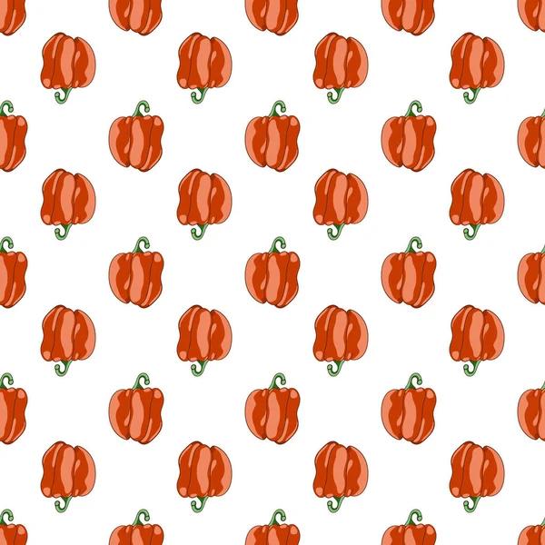 yinelenen desen kırmızı tatlı biber