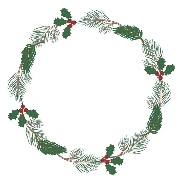 Ökse otu çelenk beyaz bir arka plan üzerinde