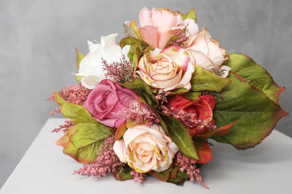 Прекрасный букет роз на День Святого Валентина
.