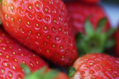 çilek yakın çekim