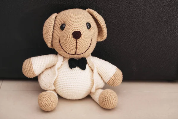 Медведь кукла в любви, игрушки медведи со свадьбой — стоковое фото