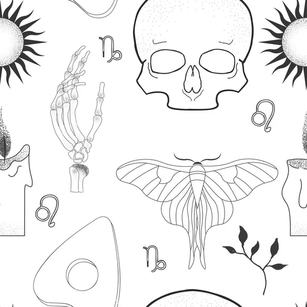 Modern Occult Design Illsustratie Vectorformaat — Stockfoto