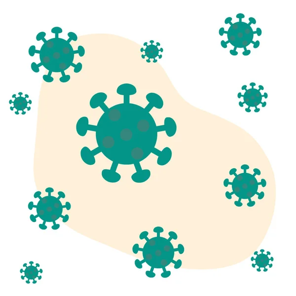 Instruksi Virus Corona Ilustrasi Dalam Format Vektor — Stok Foto