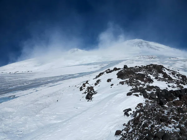 Schönheit Der Natur Blick Auf Den Gipfel Des Elbrus — Stockfoto