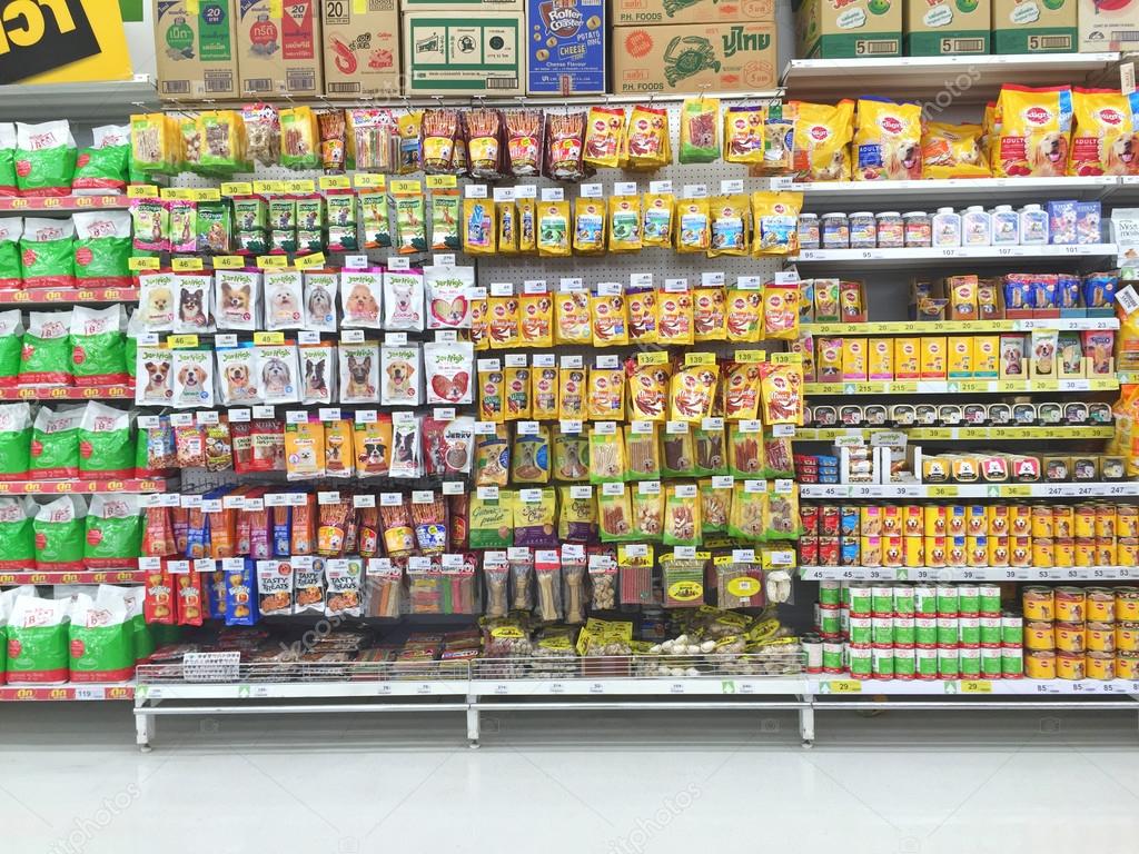 supermarket dog food