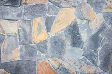 Grunge mozaik taş duvar. Arka plan ve metin veya görüntü için doku.