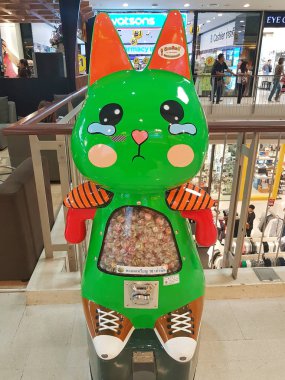 Chiang Rai, Tayland - 2 Şubat: Çocuklar oyuncak otomat merkez Plaza 2 Şubat 2017 yılında Chiang rai, Tayland tarihinde.