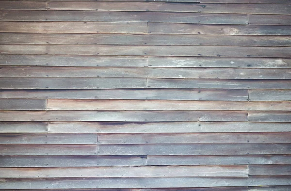 Primer plano de la pared hecha de tablones de madera, viñeta — Foto de Stock