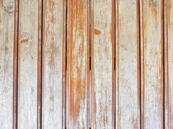 Vertical viejo grungy marrón madera tablón pared textura fondo —  Fotos de Stock