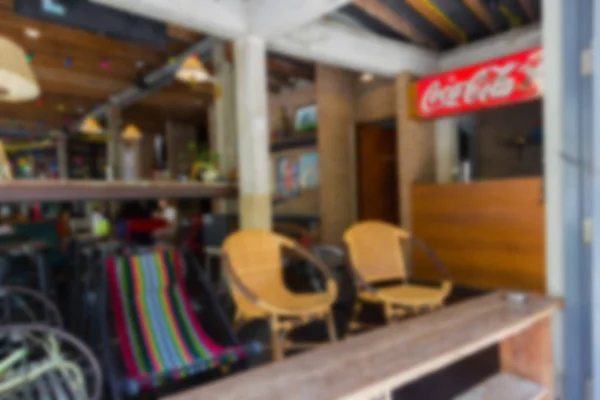 Defokussierte Café-Bar oder Café-Restaurant in Thailand — Stockfoto