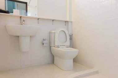 iç beyaz klozet banyo