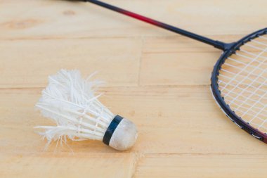 yakın çekim yaşlı raketle zor uygulama için kullanılan sonra badminton raket üzerinde