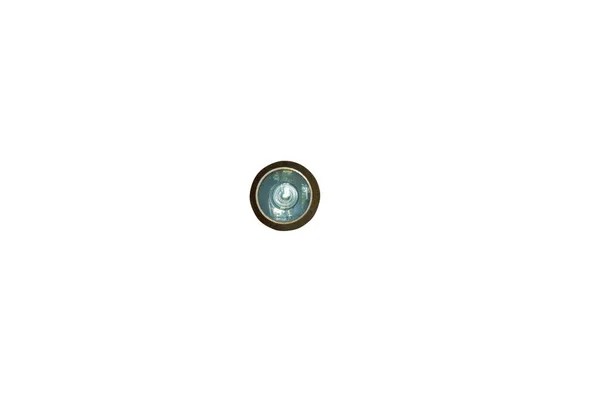 Peephole isolated on white background. You can put it on any door you want. — Stock Photo, Image