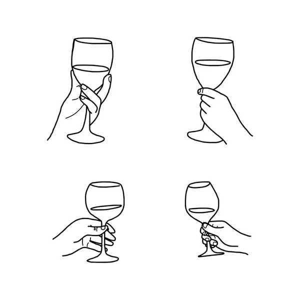 Как рисовать руку с бокалом
