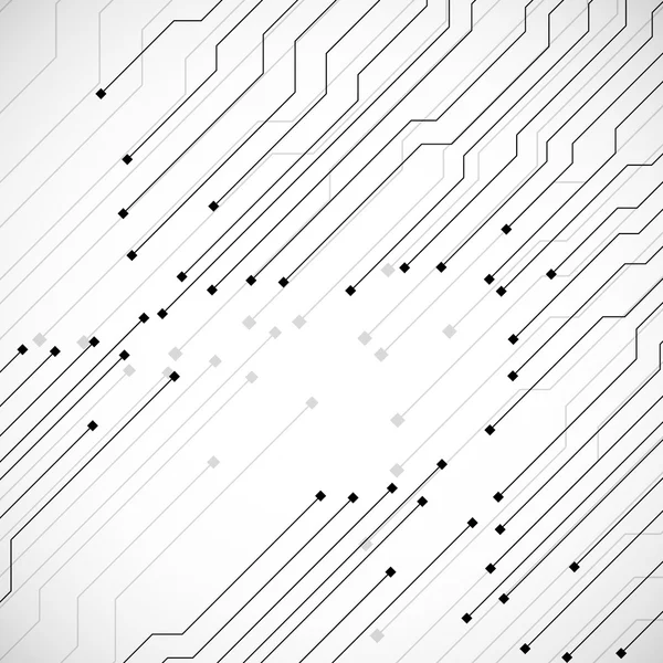 Placa de circuito, fondo de tecnología, ilustración vectorial eps 10 — Archivo Imágenes Vectoriales