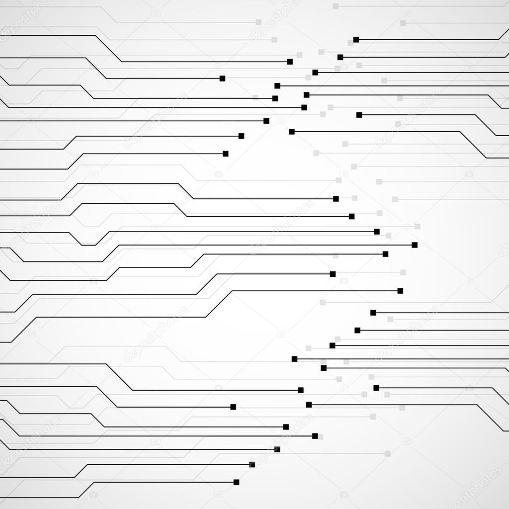 Circuit board, technology background, vector illustration eps 10