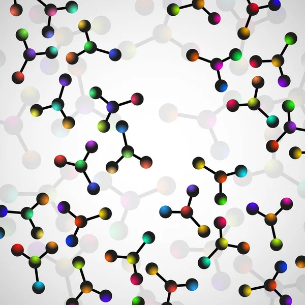 Structure des molécules. L'ADN. Contexte abstrait. Illustration vectorielle. Eps10 — Image vectorielle