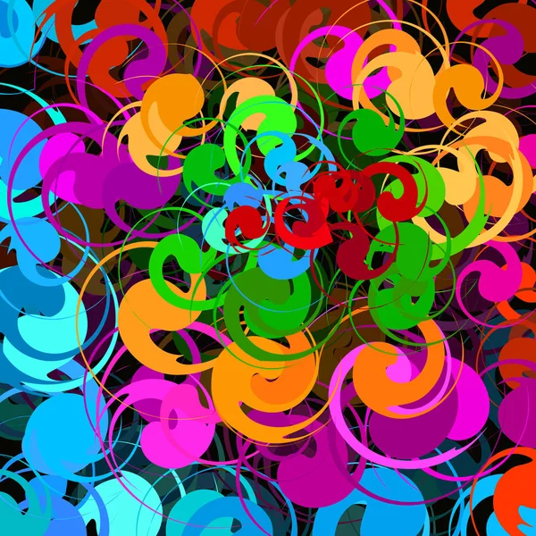 Abstract πολύχρωμο φόντο, στυλ υδατογραφίας, φωτεινό διάνυσμα — Διανυσματικό Αρχείο