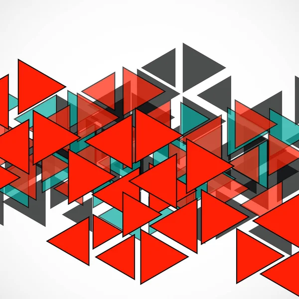 Streszczenie tło geometryczne z trójkątów. Nowoczesny styl — Wektor stockowy