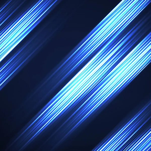 Abstraktní pozadí se zářivými liniemi, neonové pruhy — Stockový vektor