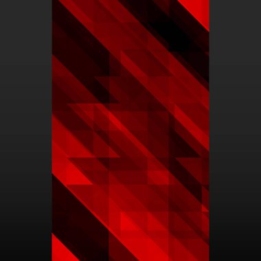 Siyah arka plan afiş soyut kırmızı Mozaik