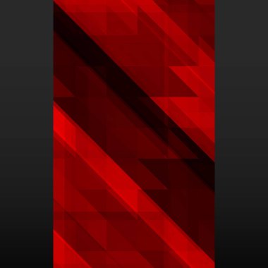 Siyah arka plan afiş soyut kırmızı Mozaik