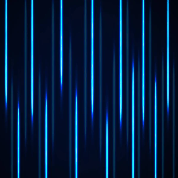 輝く線、ネオンストライプの抽象的な背景 — ストックベクタ