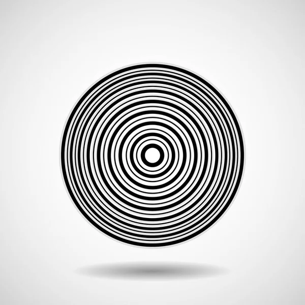 Çizgiler, geometrik logosu, vektör ile soyut daire