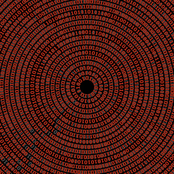 Streszczenie technologia tło z kodem binarnym komputera — Wektor stockowy