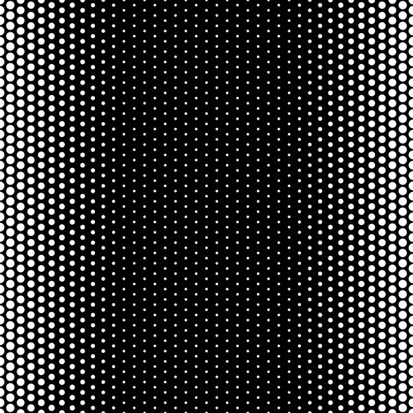 Nahtlose Tapetenmuster mit gepunkteten Kreisen. moderne Schwarz-Weiß-Textur. Vektorhintergrund — Stockvektor