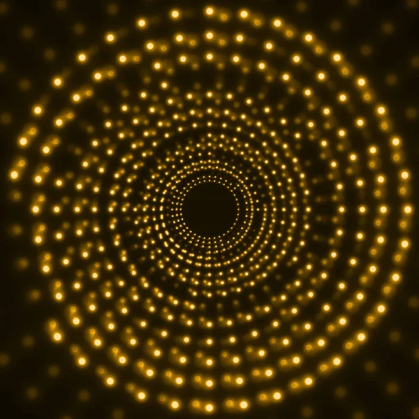Fundalul tehnologic abstract al cercurilor strălucitoare. Vector — Vector de stoc