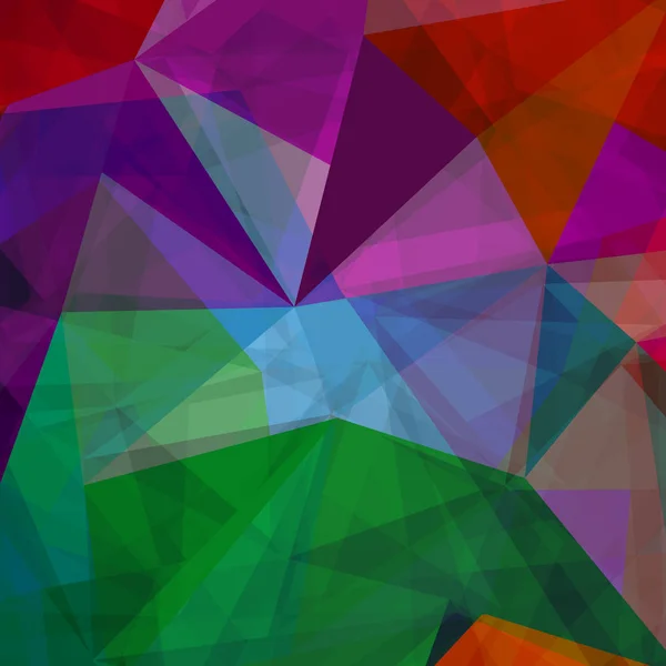 Abstrakte geometrische bunte Hintergrund mit Dreiecken. Vecto — Stockvektor