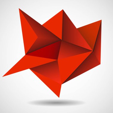 Üçgenler, soyut form soyut geometrik şekle