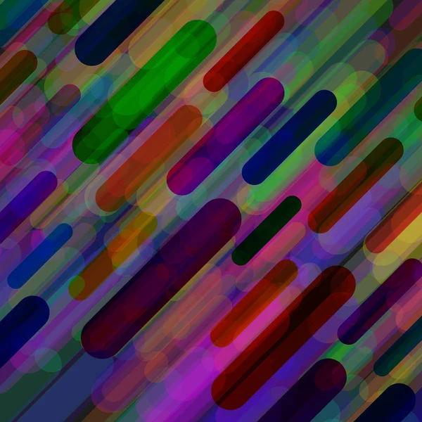 Fond abstrait avec des lignes géométriques colorées. Fond vectoriel — Image vectorielle