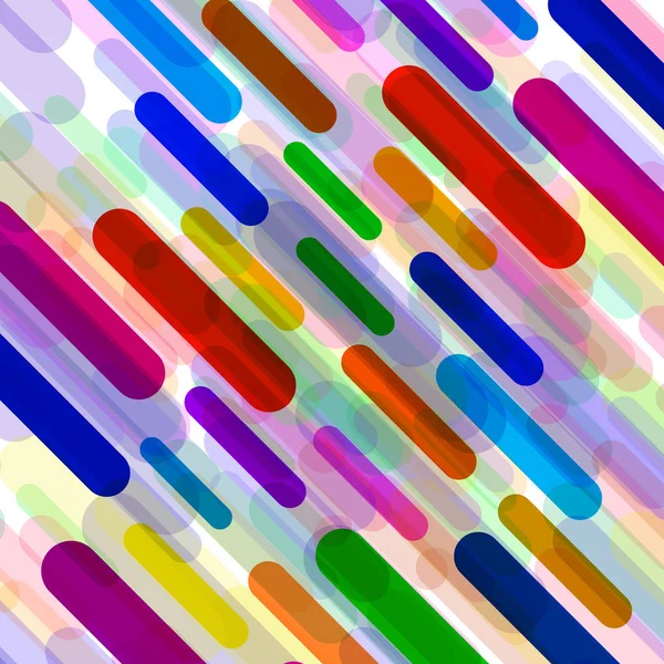 Abstrakter Hintergrund mit bunten geometrischen Linien. Vektorhintergrund — Stockvektor