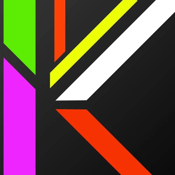 Abstracte achtergrond met kleurrijke geometrische lijnen. Vector achtergrond — Stockvector