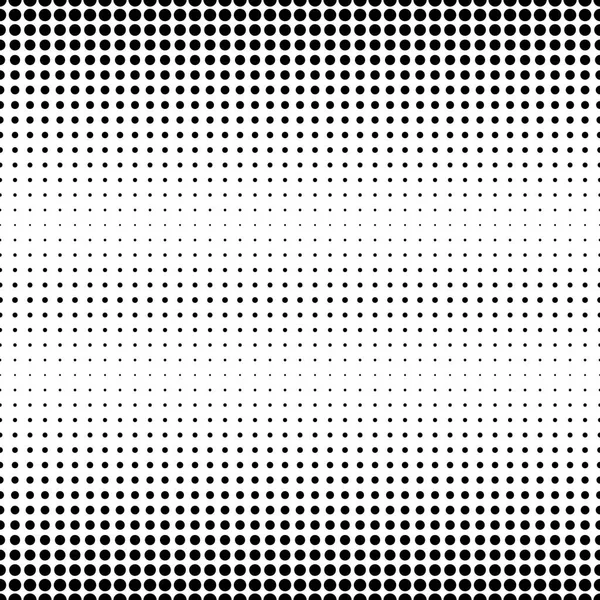 Abstract seamless pattern with dots. Modern black and white texture. Geometric background — Stock Vector