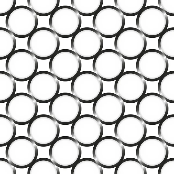Seamless wallpaper pattern with circles. Modern stylish texture. Geometric background — Stock Vector