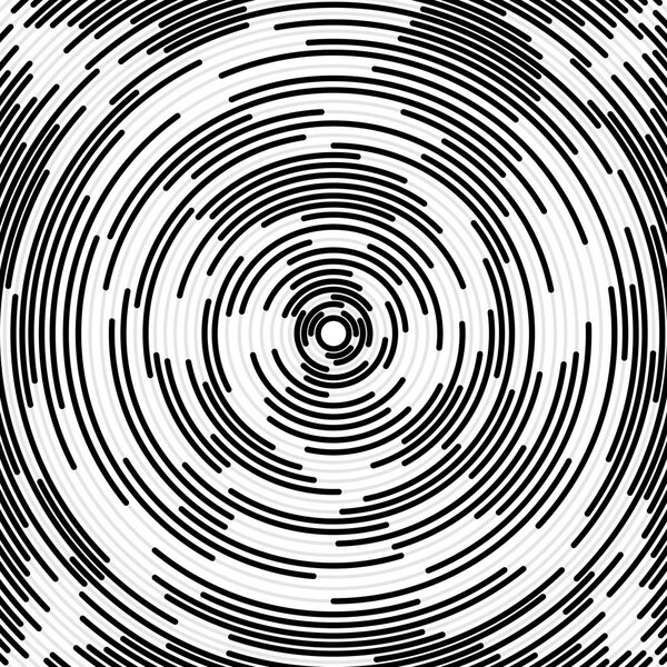 Abstract background with radial lines. Circle with lines. Vector