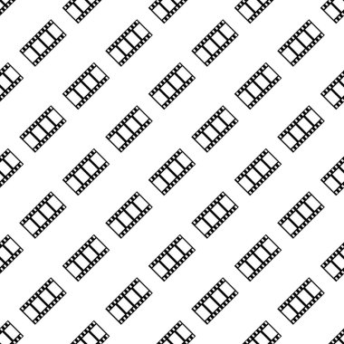 Film şeridi seamless modeli. Vektör arka plan