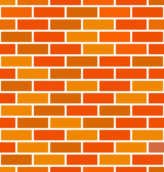 Seamless brick wall background. Brick pattern. Vector — Stock Vector