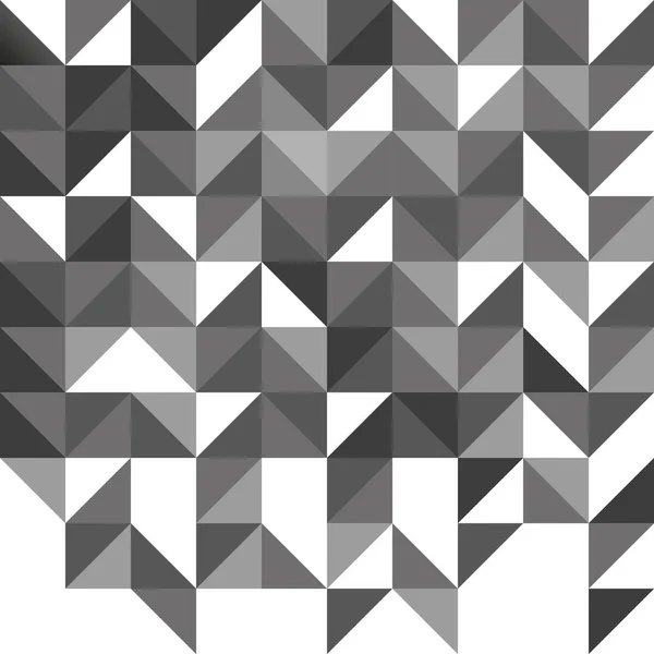 Fond géométrique abstrait de triangles. Fond vectoriel — Image vectorielle