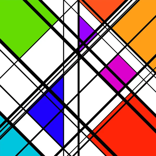 Abstrakt geometrisk bakgrund, geometriska former. Vektor design — Stock vektor