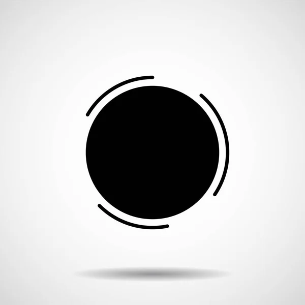 Logotipo criativo de círculo. Forma geométrica. Elemento de projeto vetorial —  Vetores de Stock