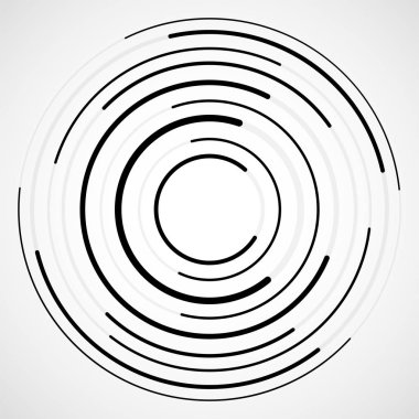 Arka plan çevrelerin hatları, teknoloji zemin, geometrik şekiller, vektör çizim, eps 10