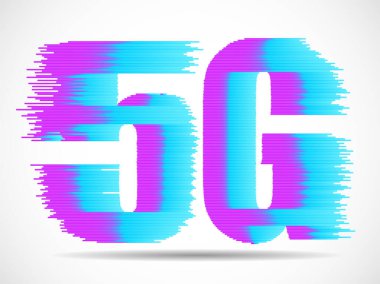 Çizgilerin soyut 5g internet kablosuz bağlantısıName